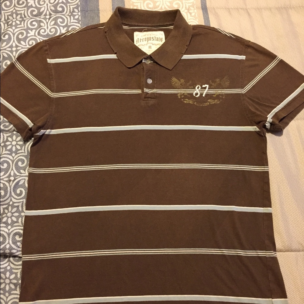 Boys Aeropostale medium short sleeve polo shirt